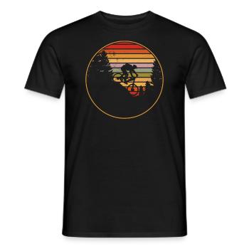 VTT VTT Vélo de montagne Accessoires de vélo VTT - T-shirt homme - noir - Devant - AI Model Male 178 light (178cm)
