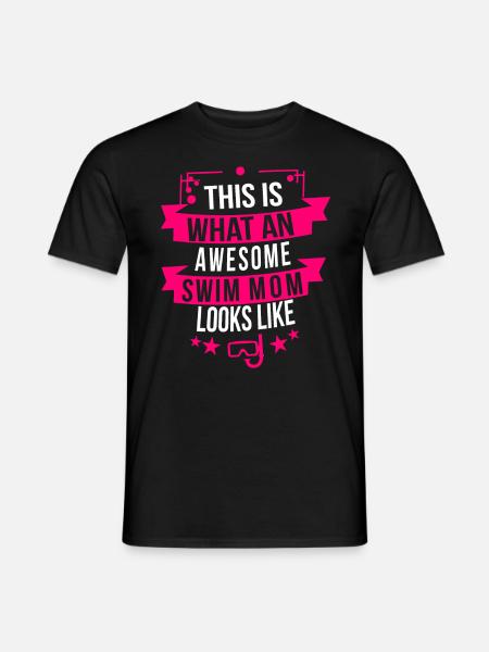 Mère Nageuse Nageuse - T-shirt homme - noir