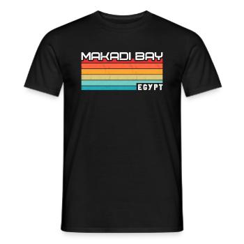 Holiday Trip Egypt Red Sea Makadi Bay - Men's T-Shirt - black - Front - AI Model Male 178 light (178cm)