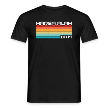 Holiday Trip Egypt Red Sea Marsa Alam - Men's T-Shirt - black - Front - AI Model Male 178 light (178cm)