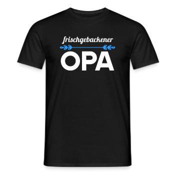 Stolzer frischgebackener Opa - Männer T-Shirt - Schwarz - Vorne - AI Model Male 178 light (178cm)