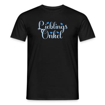 LieblingsOnkel Nichte Neffe witziges Onkel - Männer T-Shirt - Schwarz - Vorne - AI Model Male 178 light (178cm)
