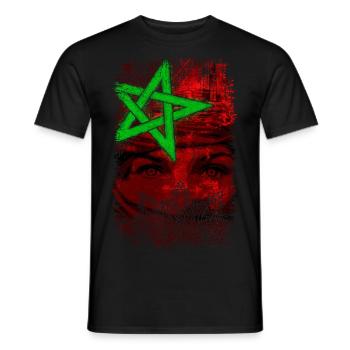 Marokkanische Tradition - Männer T-Shirt - Schwarz - Vorne - AI Model Male 178 light (178cm)