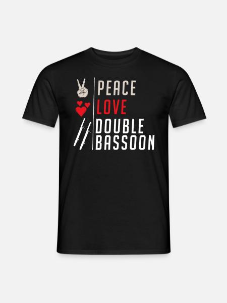 Contrebasson Musicien - T-shirt homme - noir