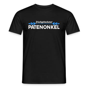 Stolzer frischgebackener Patenonkel Patenkind - Männer T-Shirt - Schwarz - Vorne - AI Model Male 178 light (178cm)