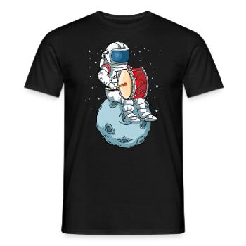 Große Trommel Big Band Orchester Bassdrum Trommel - Männer T-Shirt - Schwarz - Vorne - AI Model Male 178 light (178cm)