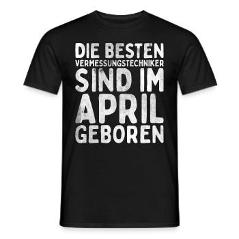 Vermessungstechniker Landvermesser Tolle - Männer T-Shirt - Schwarz - Vorne - AI Model Male 178 light (178cm)