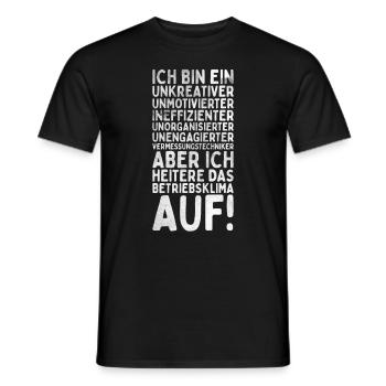 Vermessungstechniker Landvermesser Tolle - Männer T-Shirt - Schwarz - Vorne - AI Model Male 178 light (178cm)