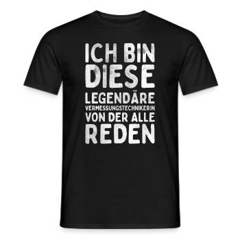 Vermessungstechniker Landvermesser Tolle - Männer T-Shirt - Schwarz - Vorne - AI Model Male 178 light (178cm)