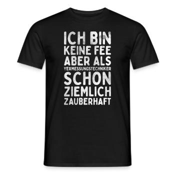 Vermessungstechniker Landvermesser Tolle - Männer T-Shirt - Schwarz - Vorne - AI Model Male 178 light (178cm)