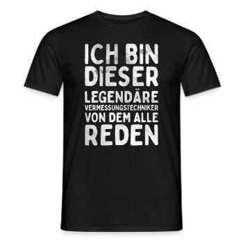 Vermessungstechniker Landvermesser Tolle - Männer T-Shirt - Schwarz - Vorne - AI Model Male 178 light (178cm)