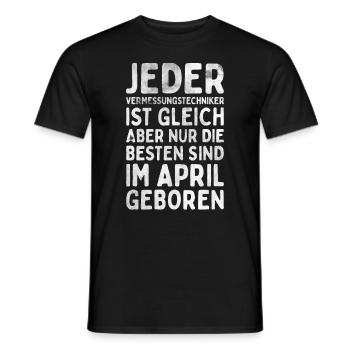 Vermessungstechniker Landvermesser Tolle - Männer T-Shirt - Schwarz - Vorne - AI Model Male 178 light (178cm)