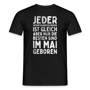 Vermessungstechniker Landvermesser Tolle - Männer T-Shirt - Schwarz - Vorne - AI Model Male 178 light (178cm)