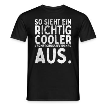 Vermessungstechniker Landvermesser Tolle - Männer T-Shirt - Schwarz - Vorne - AI Model Male 178 light (178cm)