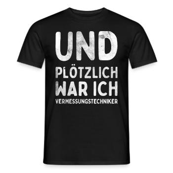 Vermessungstechniker Landvermesser Tolle - Männer T-Shirt - Schwarz - Vorne - AI Model Male 178 light (178cm)