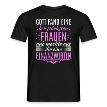 Finanzbeamter Finanzmanager Geld Job Arbeit - Männer T-Shirt - Schwarz - Vorne - AI Model Male 178 light (178cm)