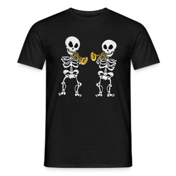 Trompettiste Cadeau Musique Groupe Trompette - T-shirt homme - noir - Devant - AI Model Male 178 light (178cm)