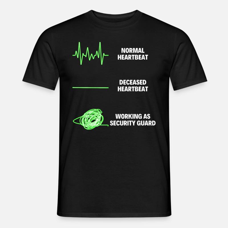 Agent de sécurité Agent de sécurité - T-shirt homme - noir