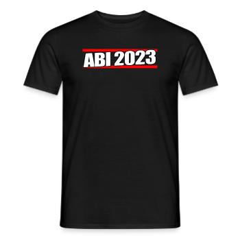 ABI 2023 Abitur 2023 Geschenkidee Abschlussklasse - Männer T-Shirt - Schwarz - Vorne - AI Model Male 178 light (178cm)