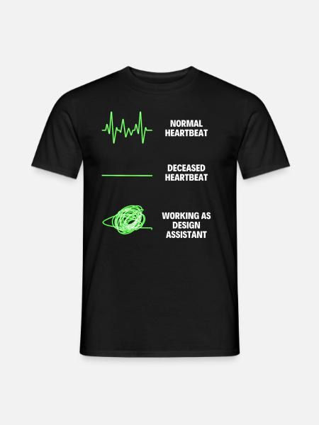 Assistant Conception Designer Professionnel - T-shirt homme - noir