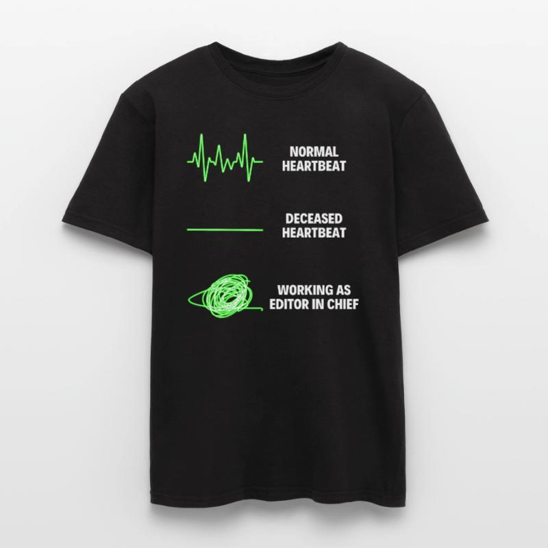 Editor In Chief Skilled Worker Editor Program Männer T-Shirt