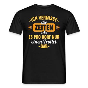 Anti Umweltschutz Parodie Umweltschutz - Männer T-Shirt - Schwarz - Vorne - AI Model Male 178 light (178cm)