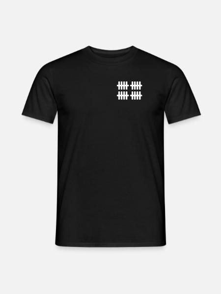 20 Jahren 20 Jahre Strichliste 20 Geburtstag - Männer T-Shirt - Schwarz