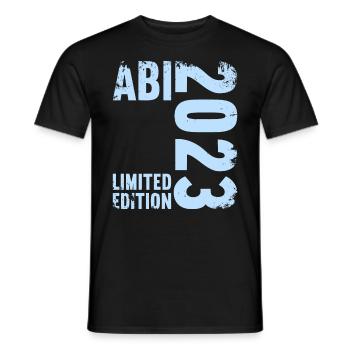 Abitur Gymnasium Women and Men Abi 2023 - Men's T-Shirt - black - Front - AI Model Male 178 light (178cm)