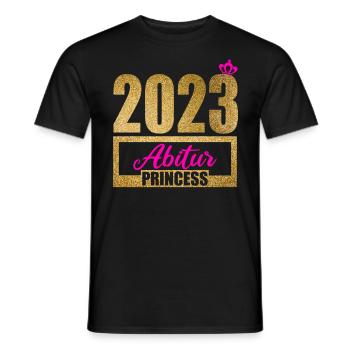 Abitur Gymnasium Damen und Herren Abi 2023 - Männer T-Shirt - Schwarz - Vorne - AI Model Male 178 light (178cm)