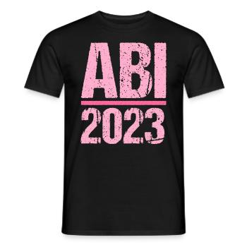 Abitur Gymnasium Damen und Herren Abi 2023 - Männer T-Shirt - Schwarz - Vorne - AI Model Male 178 light (178cm)