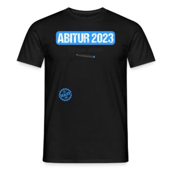 Abitur Gymnasium Damen und Herren Abi 2023 - Männer T-Shirt - Schwarz - Vorne - AI Model Male 178 light (178cm)