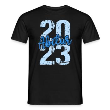 Abitur Gymnasium Damen und Herren Abi 2023 - Männer T-Shirt - Schwarz - Vorne - AI Model Male 178 light (178cm)