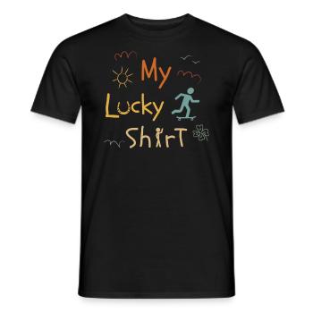 Skateboard Skater Ramp Skating Skating Vintage - Men's T-Shirt - black - Front - AI Model Male 178 light (178cm)