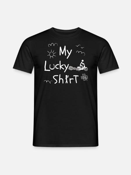 Mofa Mofaroller Moped Mofafahrer Mofa lustiges - Männer T-Shirt - Schwarz