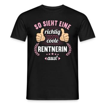 Pension 2023 Retraite Adieu pensionné 2023 - T-shirt homme - noir - Devant - AI Model Male 178 light (178cm)