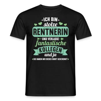 Pension 2023 Retirement Farewell Pensioner 2023 - Men's T-Shirt - black - Front - AI Model Male 178 light (178cm)