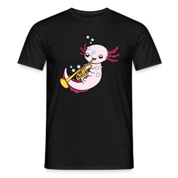 Trompete Geschenk Kinder Big Band Orchester Kinder - Männer T-Shirt - Schwarz - Vorne - AI Model Male 178 light (178cm)