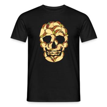 Taco Gift Men Mexican Food Tacos - T-shirt homme - noir - Devant - AI Model Male 178 light (178cm)