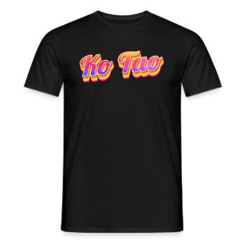 Vintage Thaïlande Holiday Asia Thai Ko Tao - T-shirt homme - noir - Devant - AI Model Male 178 light (178cm)