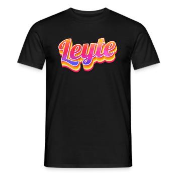 Vintage Philippines Urlaubsreise Asien Leyte - Männer T-Shirt - Schwarz - Vorne - AI Model Male 178 light (178cm)