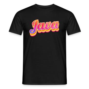 Vintage Indonésie Holiday Asia Java - T-shirt homme - noir - Devant - AI Model Male 178 light (178cm)