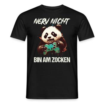 Nur noch eine Runde dann hör ich auf Kinder Gaming - Männer T-Shirt - Schwarz - Vorne - AI Model Male 178 light (178cm)