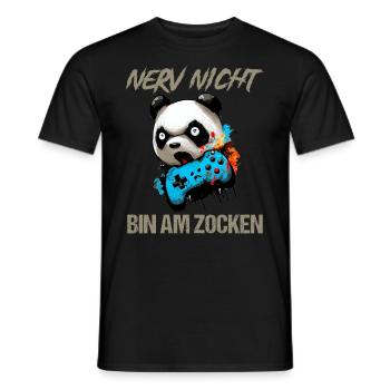 Nur noch eine Runde dann hör ich auf Kinder Gaming - Männer T-Shirt - Schwarz - Vorne - AI Model Male 178 light (178cm)