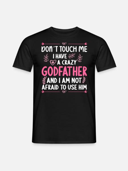 J’ai un parrain fou - T-shirt homme - noir