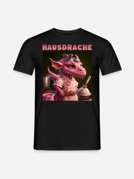 Hausdrache Hausdrachen Mutter Schwiegermama - Männer T-Shirt - Schwarz