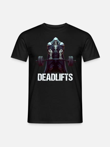 Deadlifts Gym Fitness Fun Workout - T-shirt homme - noir