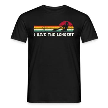 I Have The Longest Didgeridoo - Männer T-Shirt - Schwarz - Vorne - AI Model Male 178 light (178cm)