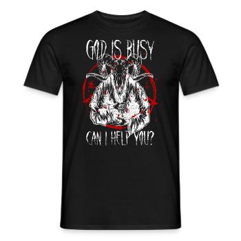 Satanist Baphomet Satanismus - Männer T-Shirt - Schwarz - Vorne - AI Model Male 178 light (178cm)