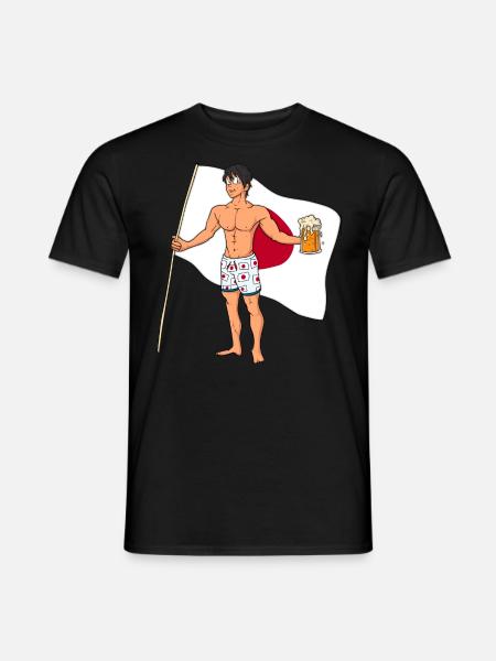 Japan Hot Boy - Men's T-Shirt - black