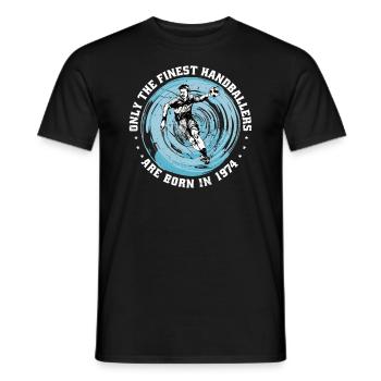 Handballeur Handballeur né en 1974 - T-shirt homme - noir - Devant - AI Model Male 178 light (178cm)